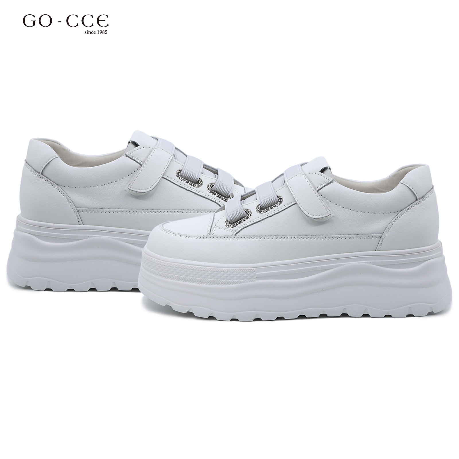 여성 벨크로 스니커즈 OZP54S049 2 color 5cm