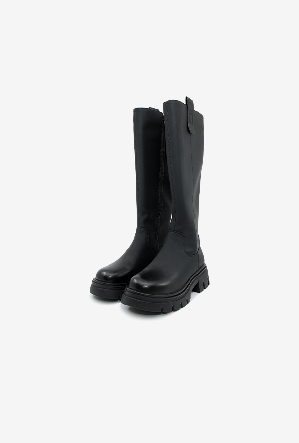 여성 롱부츠 OZL4F059 블랙 5cm