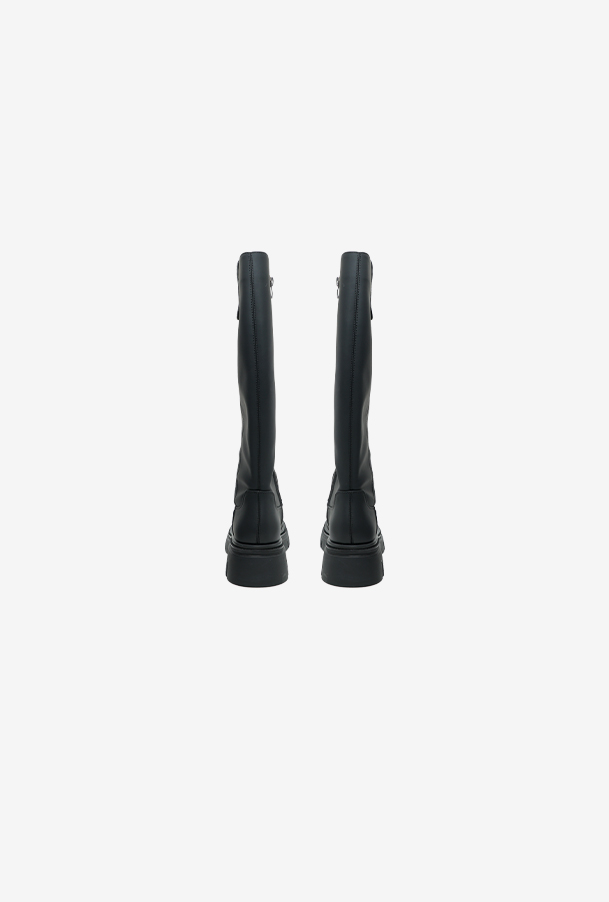 여성 롱부츠 OZL4F059 블랙 5cm