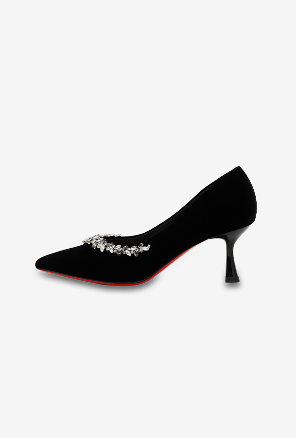 여성 펌프스 OZP5F021 블랙 6cm