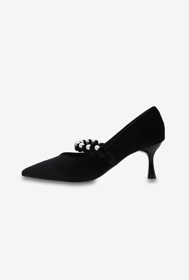 여성 펌프스 OZP5F016 블랙 6.5cm