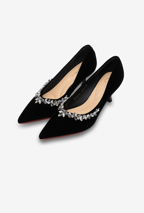 여성 펌프스 OZP5F021 블랙 6cm