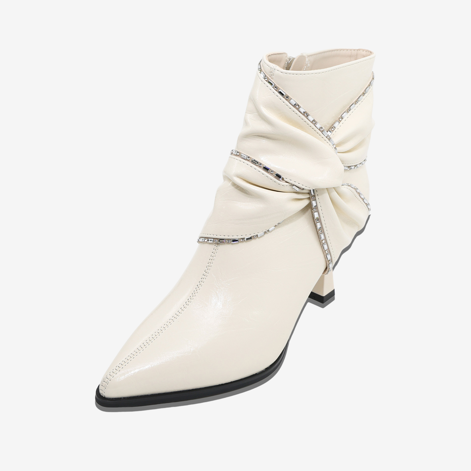 여성 앵클부츠 OZA5F076 블랙 3.5cm