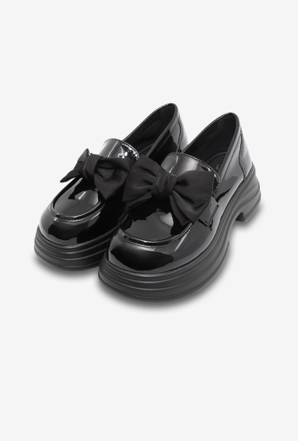 여성 장식 로퍼 OZP5F005 블랙 4.5cm