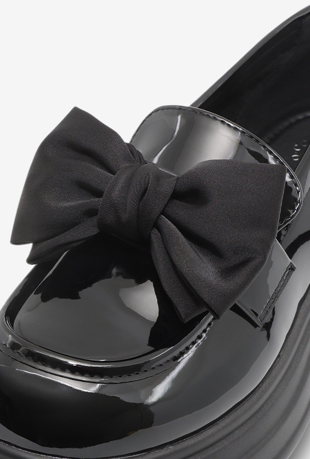 여성 장식 로퍼 OZP5F005 블랙 4.5cm