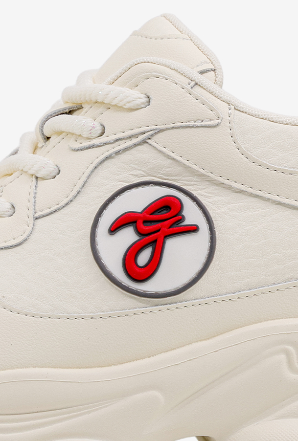 여성 스니커즈 OZP6S008 아이보리 6cm